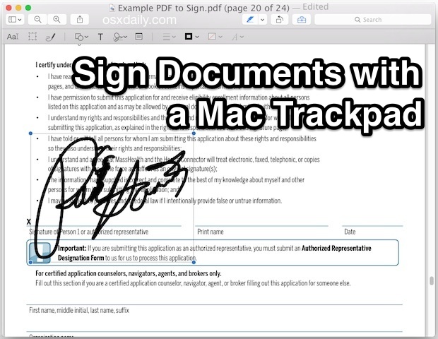 pdf process for ever on mac